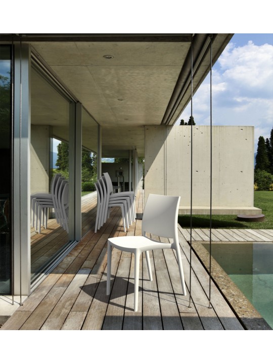 Stolička MAYA, biela