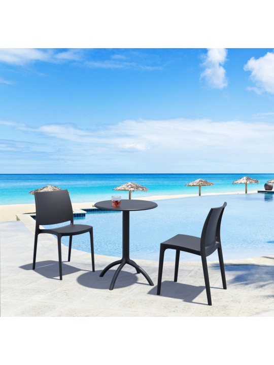 Sada 2 stoličiek Maya, olivová