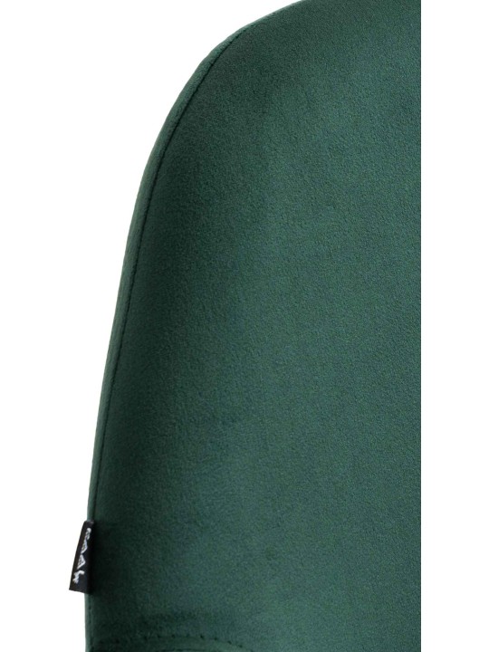 Barová stolička Braga Gold Velvet, tmavozelená