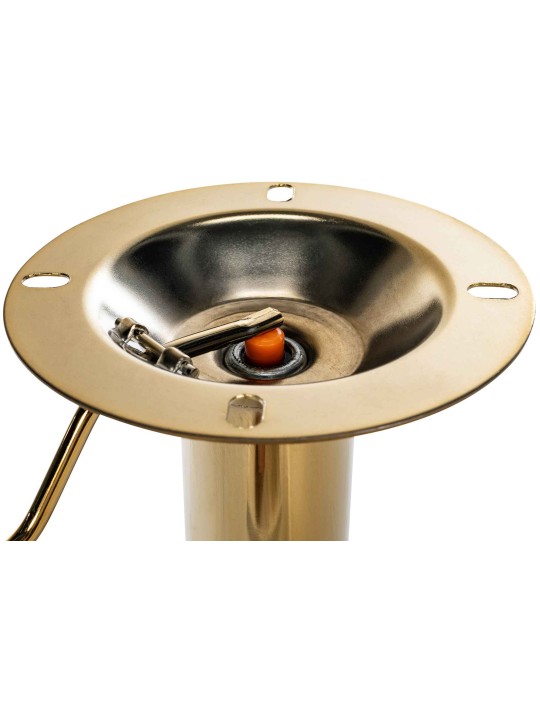 Sada 2 barových stoličiek Braga Gold Velvet, sivá