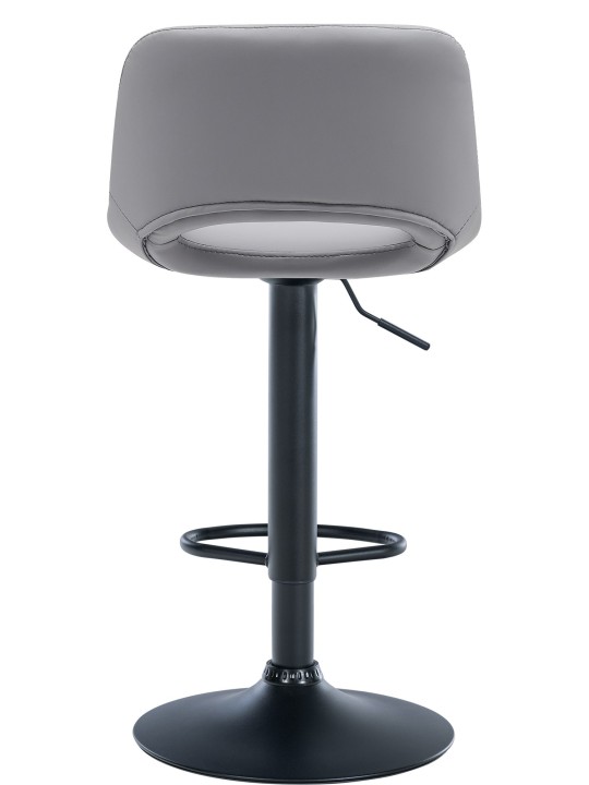 Sada 2 barových stoličiek Camden z umelej kože, sivá