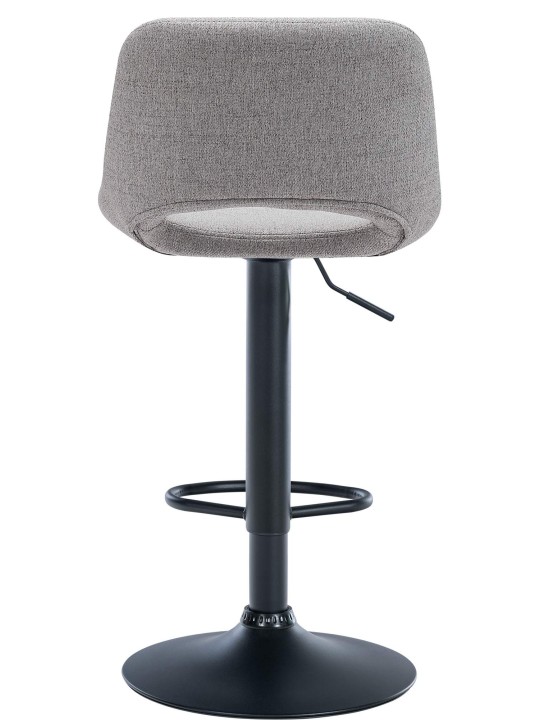 Sada 2 barových stoličiek Camden látka, svetlosivá