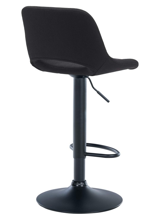 Sada 2 barových stoličiek Camden látka, čierna