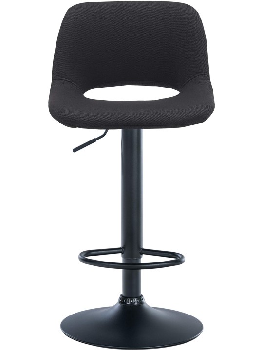 Sada 2 barových stoličiek Camden látka, čierna