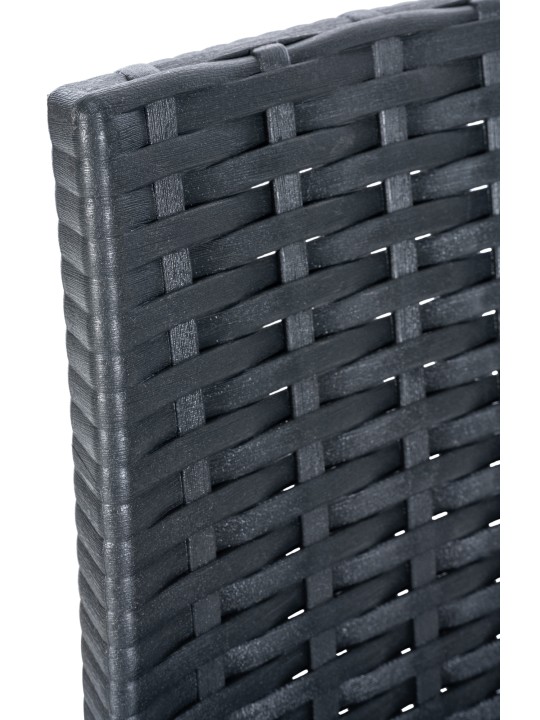 Sada 4 barových stoličiek Jamajka, tmavosivá