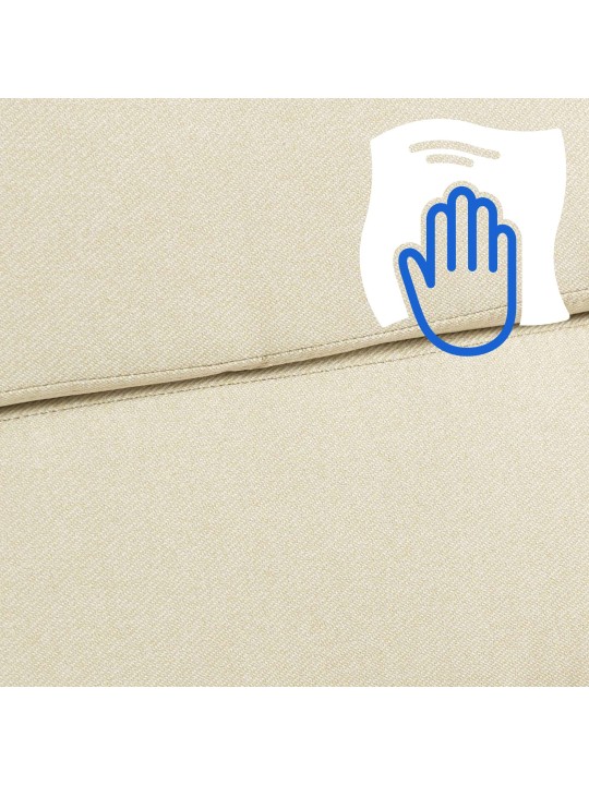 Kancelárske kreslo látka Cleveland, krémová