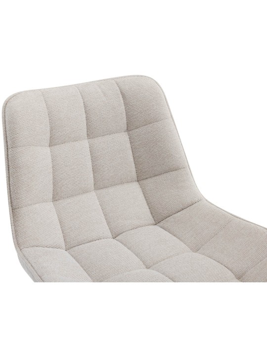 Sada 2 barových stoličiek Dartford látka, krémová