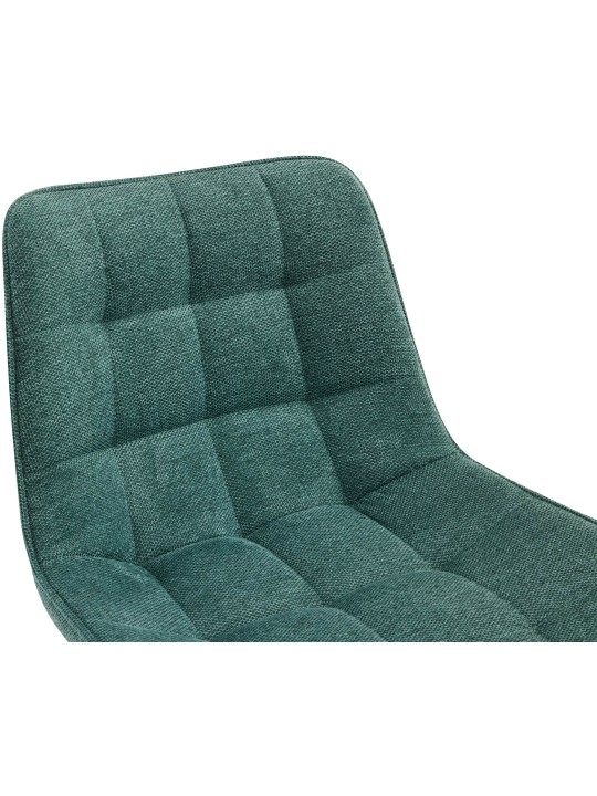 Sada 2 barových stoličiek Dartford látka, zelená