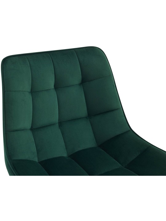 Sada 2 barových stoličiek Dartford velvet, zelená