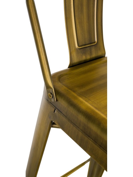 Sada 2 barových stoličiek Mason, zlatá