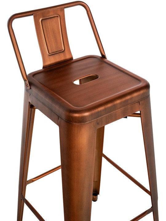 Sada 4 barových stoličiek Mason, medená