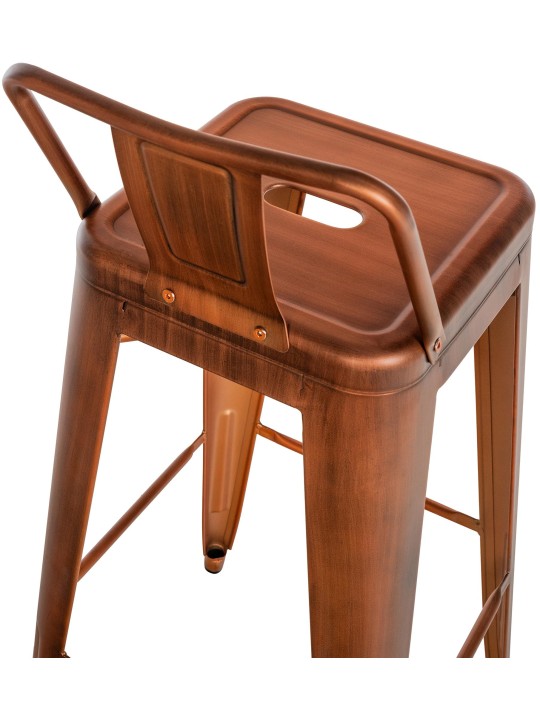 Sada 4 barových stoličiek Mason, medená