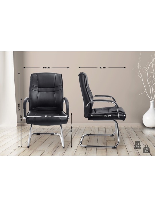 Sada 2 stoličiek Attila, čierna