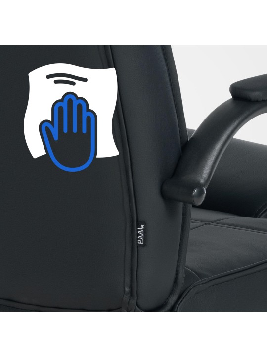 Sada 2 stoličiek Attila, čierna/čierna