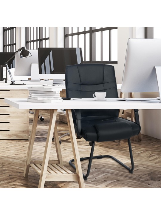 Sada 2 stoličiek Attila, čierna/čierna