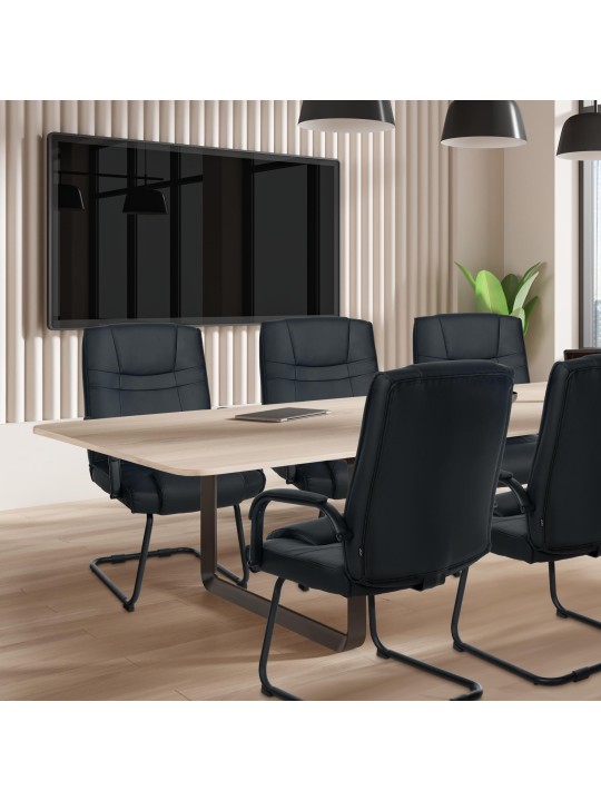 Sada 2 stoličiek Attila, čierna/čierna