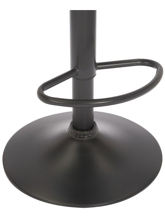 Barová stolička Jamie velvet, čierna