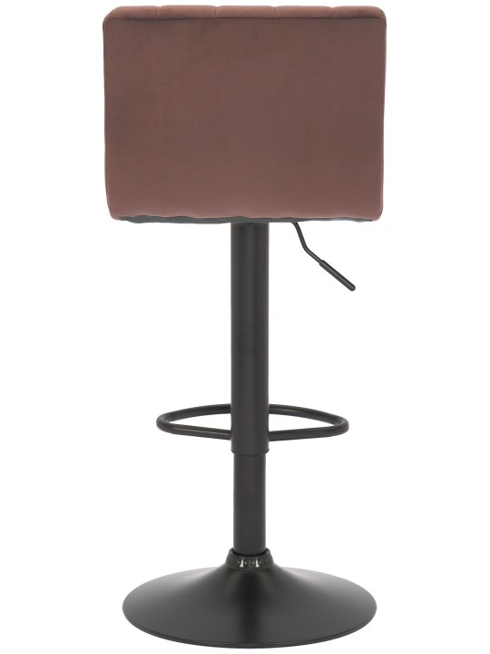 Sada 2 barových stoličiek Jamie velvet, hnedá