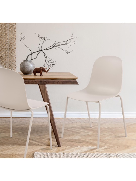 Stolička Hardin, svetlosivá