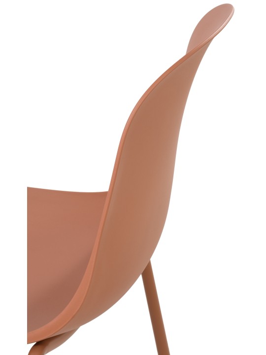 Stolička Hardin, terakotová