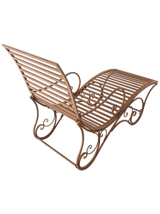 Záhradné ležadlo Amiens, antická hnedá