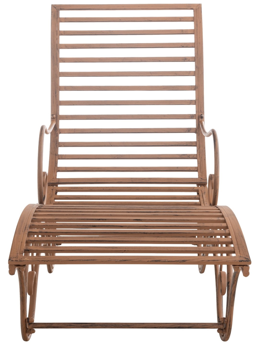 Záhradné ležadlo Amiens, antická hnedá