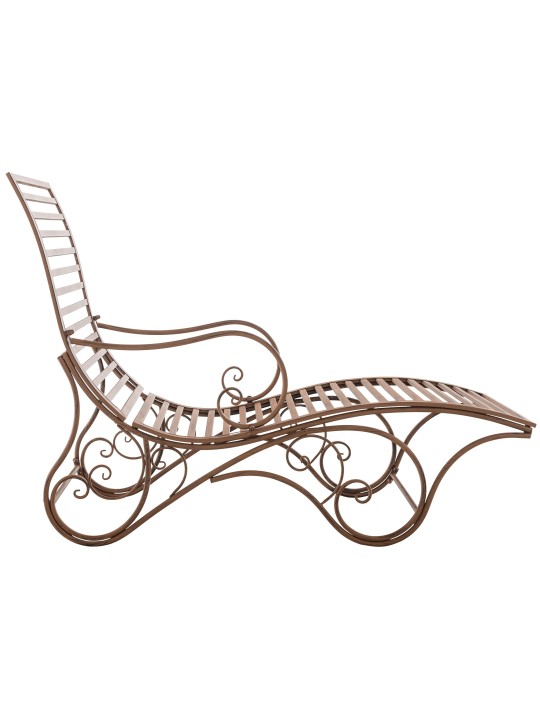 Záhradné ležadlo Amiens, antická hnedá