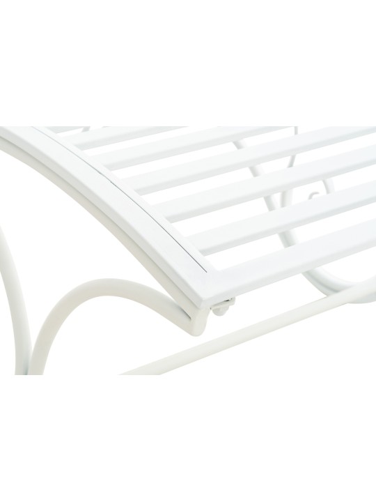 Záhradné ležadlo Amiens, biela