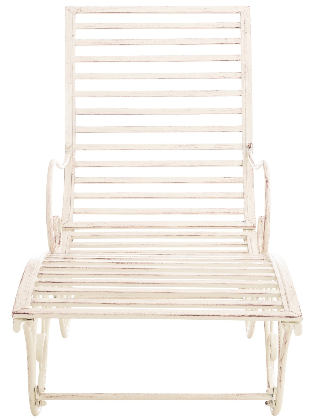 Záhradné ležadlo Amiens, antická krémová