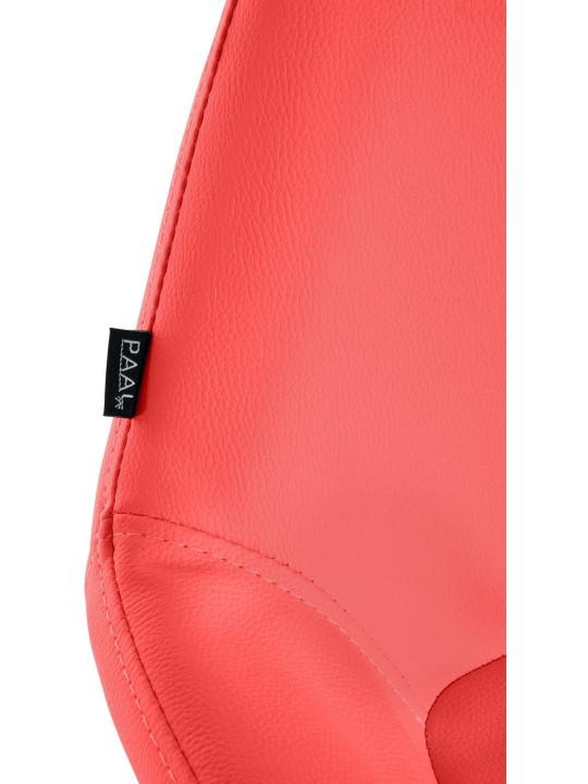 Sada 2 barových stoličiek Braga zlatá umelá koža, červená