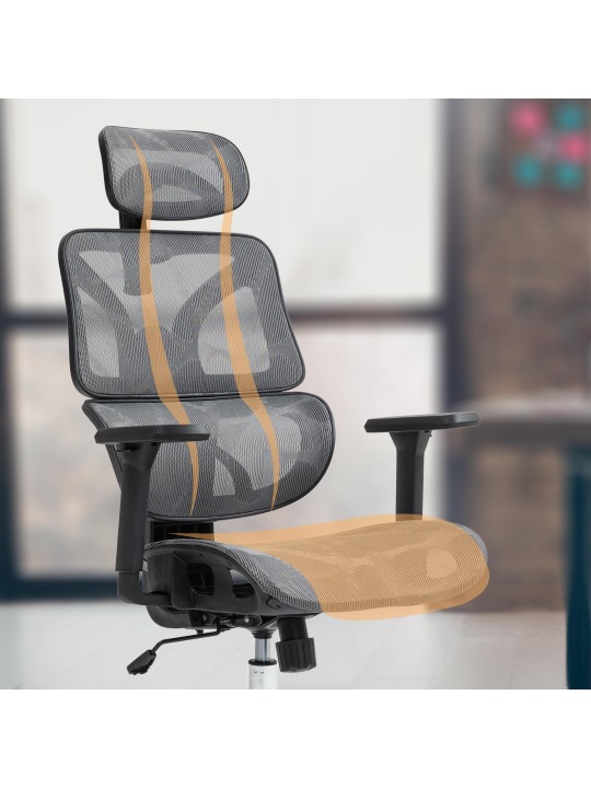 Kancelárske kreslo Dehler, sivá