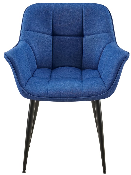 Jedálenská stolička Roseville látka, modrá