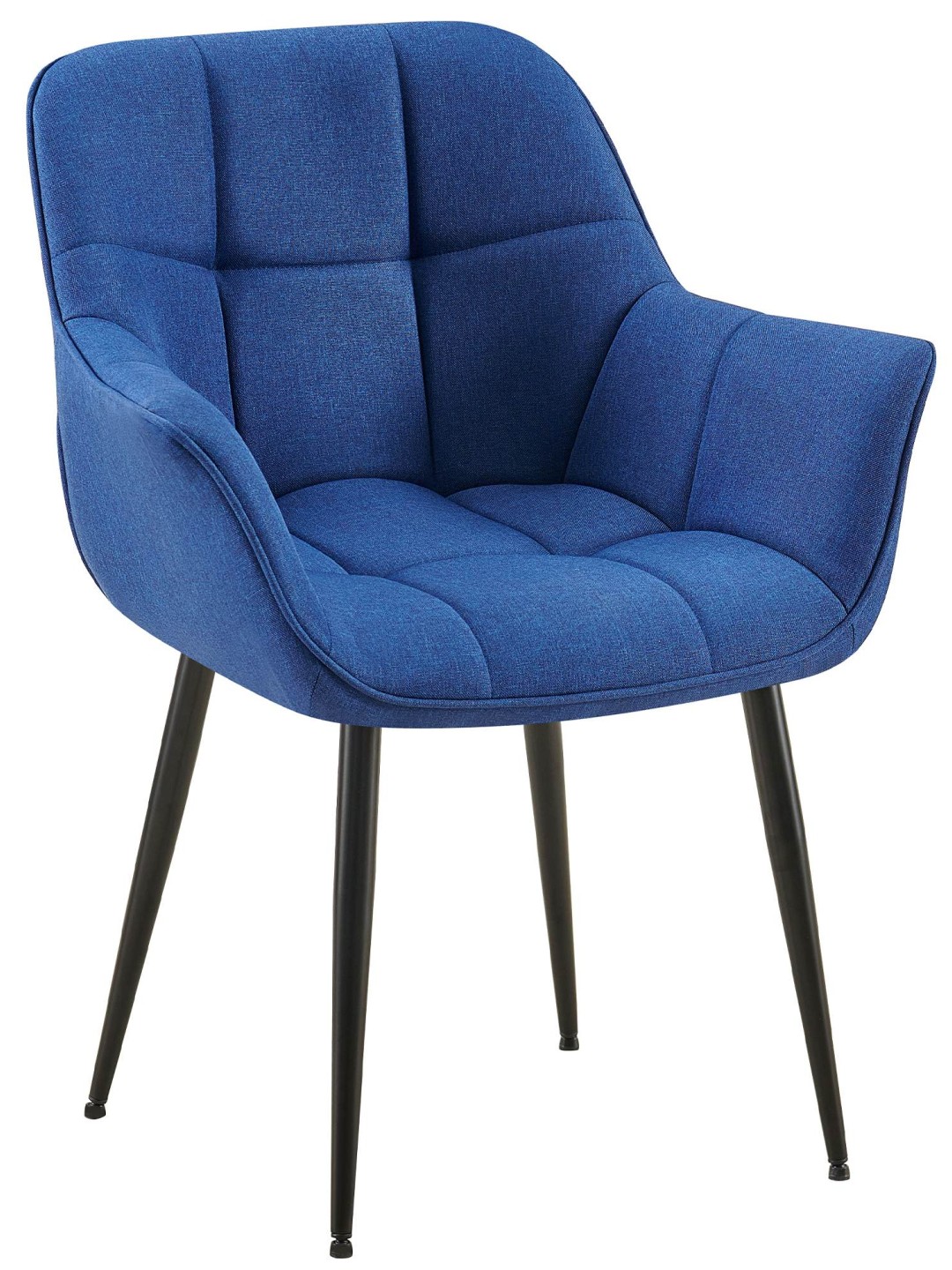 Jedálenská stolička Roseville látka, modrá