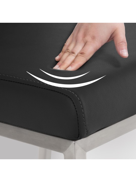 Jedálenská stolička Colmar, čierna