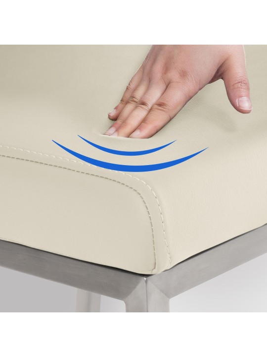 Jedálenská stolička Colmar, krémová