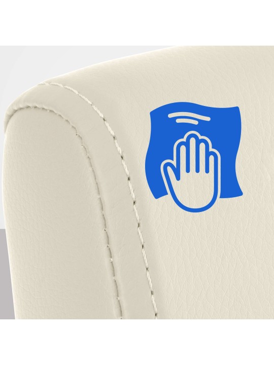 Jedálenská stolička Colmar, krémová