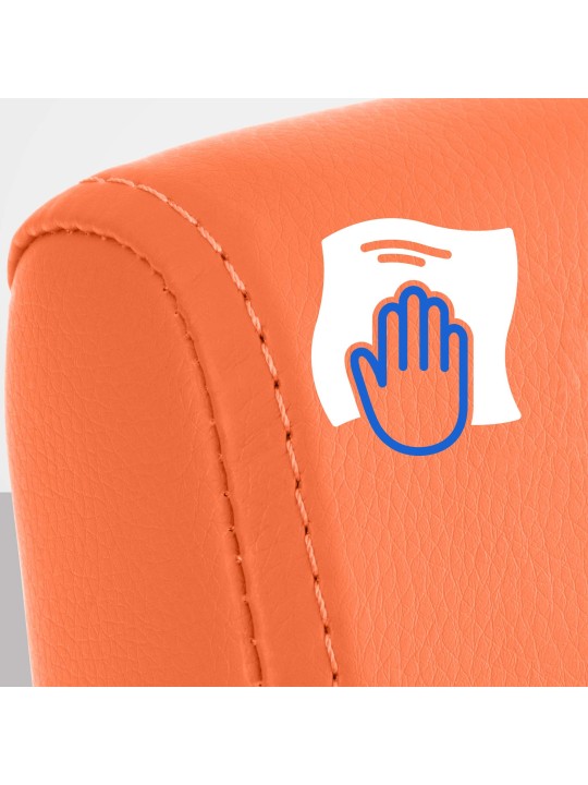 Jedálenská stolička Colmar, oranžová