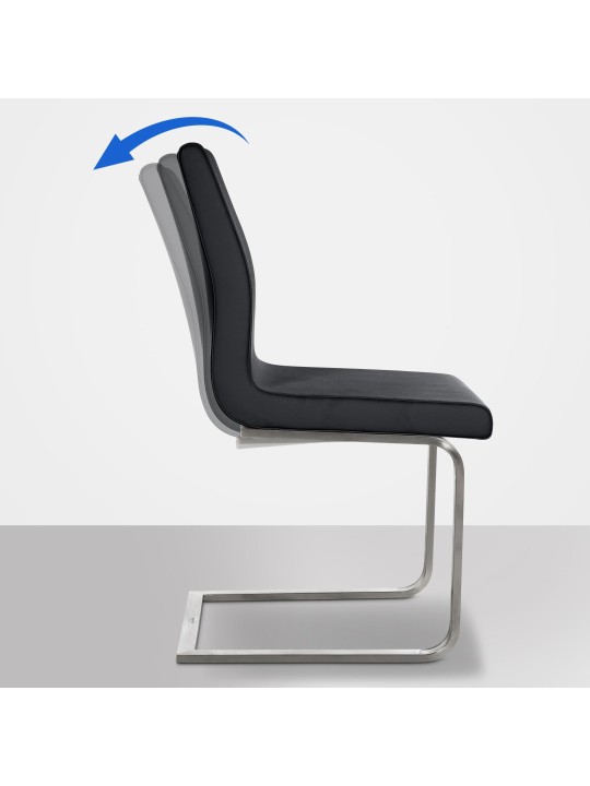 Jedálenská stolička Belfort, čierna