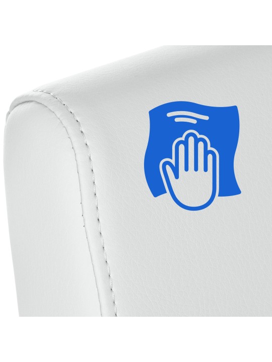 Jedálenská stolička Belfort, biela Jedálenská stolička Belfort, biela