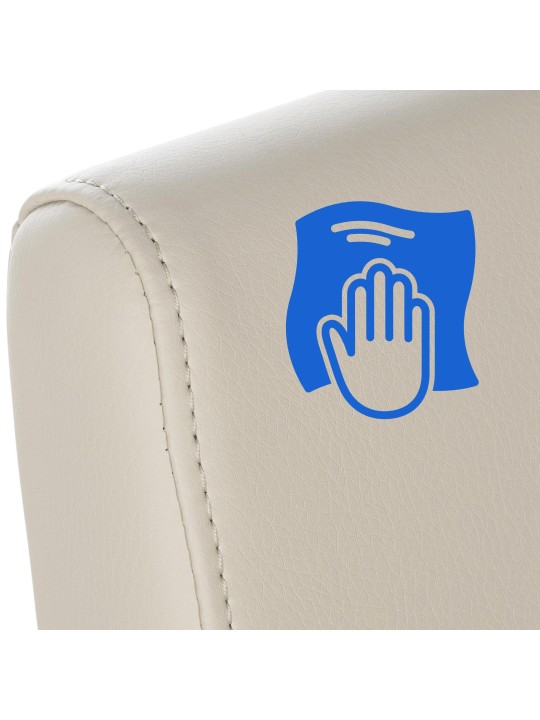 Jedálenská stolička Belfort, krémová