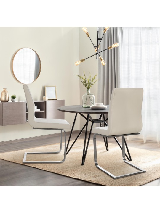 Jedálenská stolička Belfort, krémová