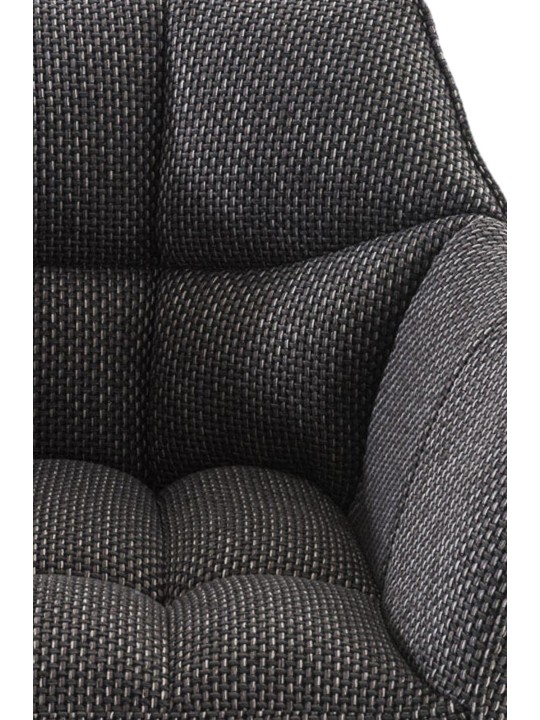 Barová stolička Damaso E látka, titanovo sivá Barová stolička Damaso E látka, titanovo sivá