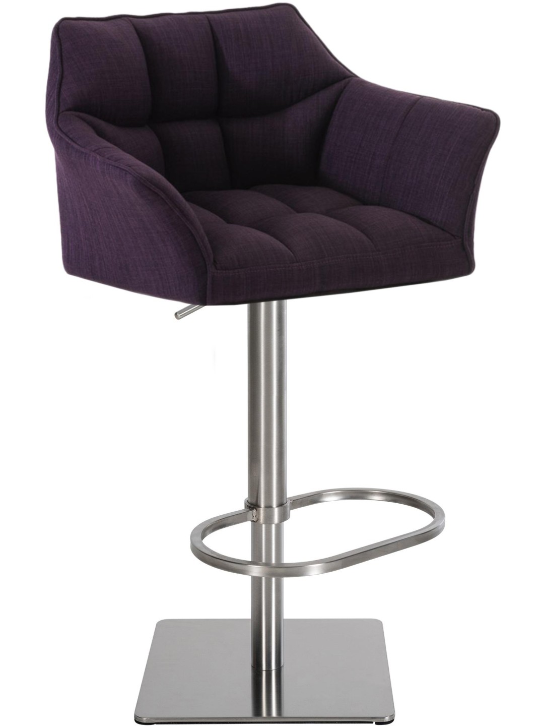 Barová stolička Damaso E látka, fialová