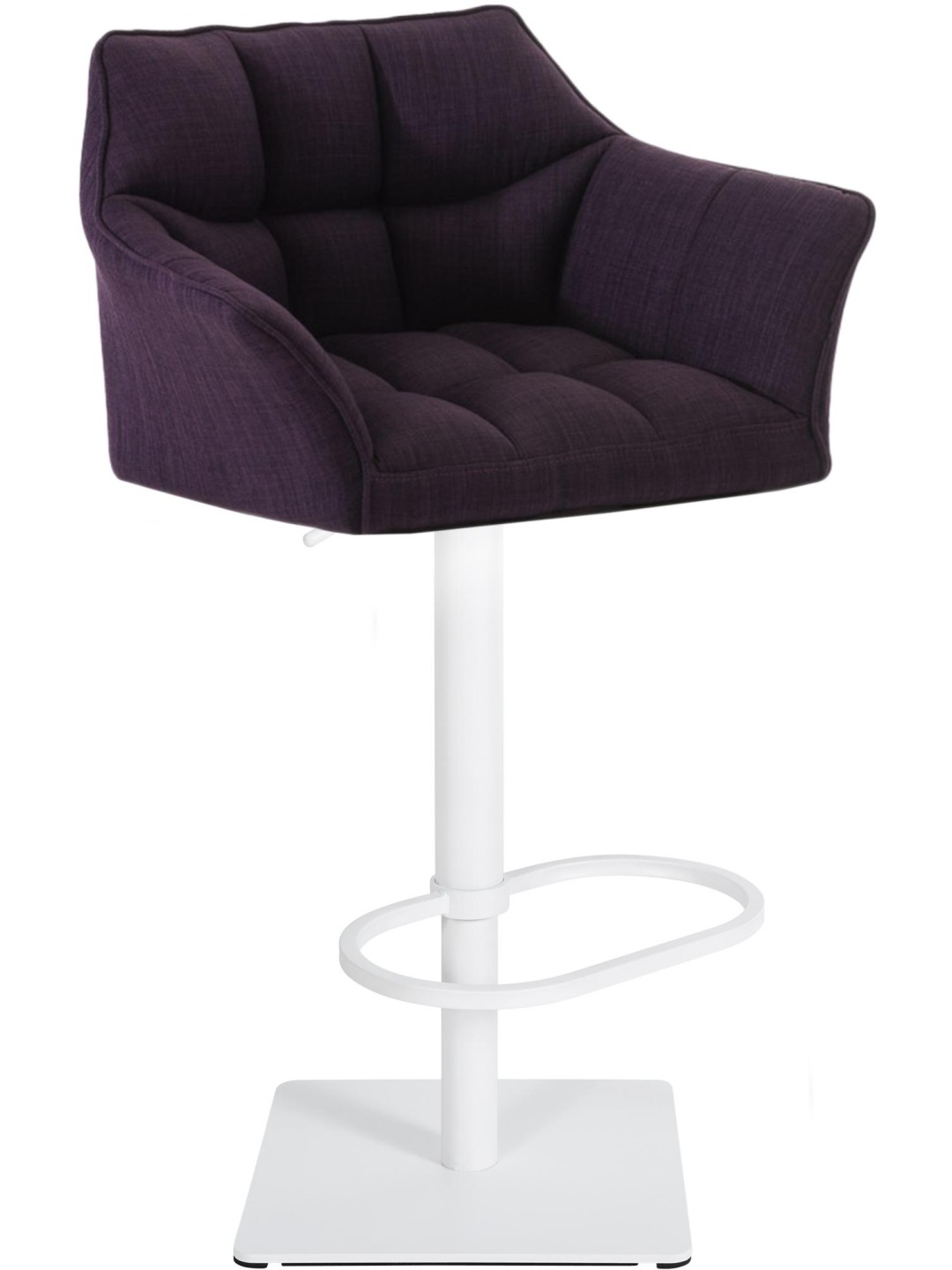 Barová stolička Damaso W látka, fialová