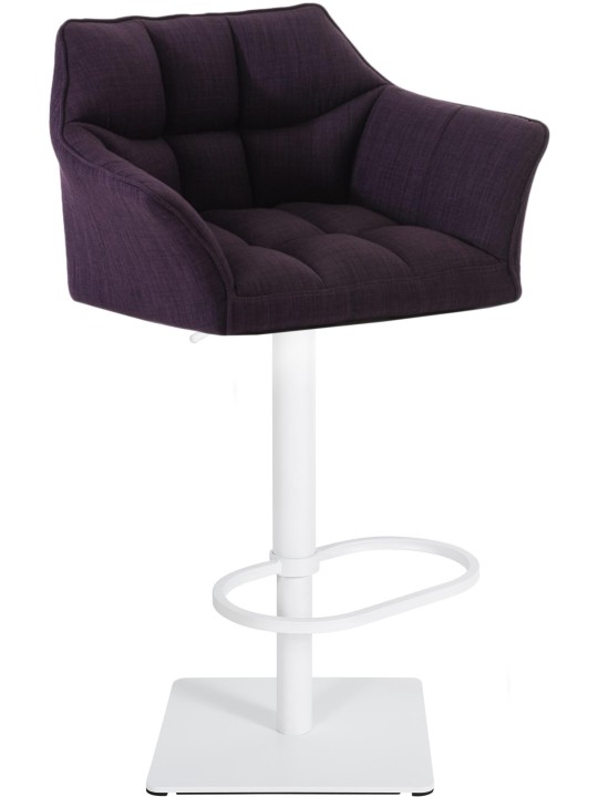 Barová stolička Damaso W látka, fialová