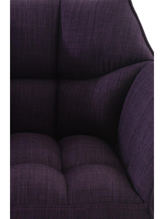 Barová stolička Damaso W látka, fialová