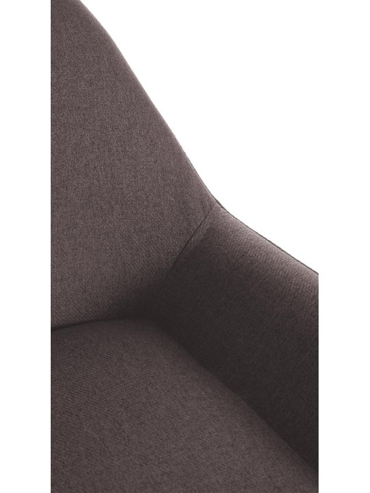 Barová stolička Braga Gold látka, hnedá