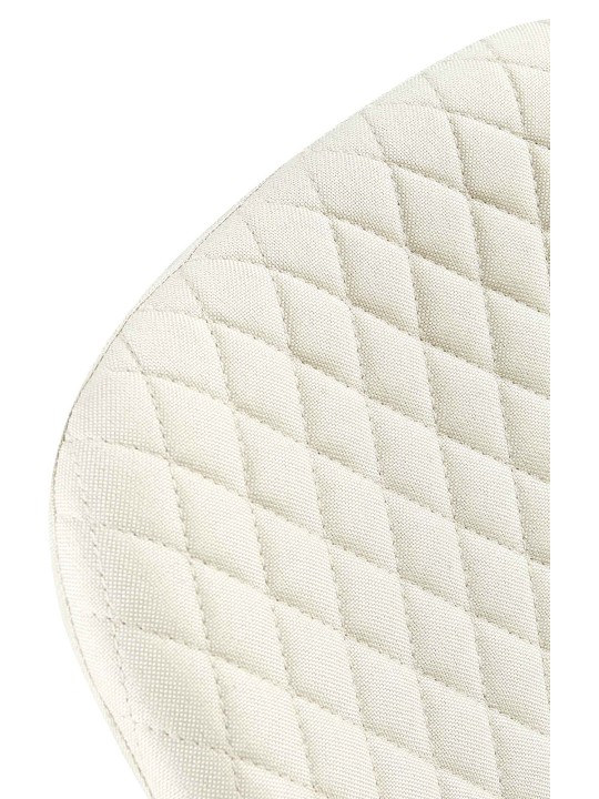 Sada 4 stoličiek látka Giverny, krémová