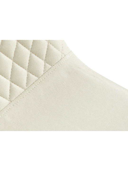 Sada 4 stoličiek látka Giverny, krémová