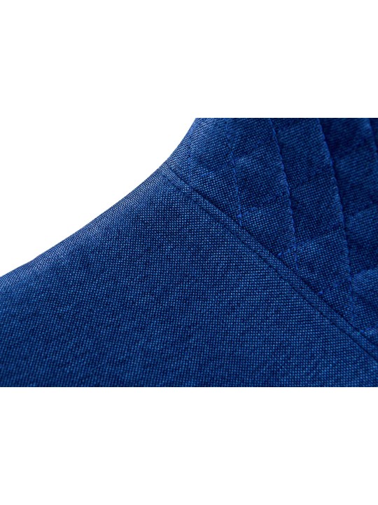 Sada 4 stoličiek látka Giverny, modrá